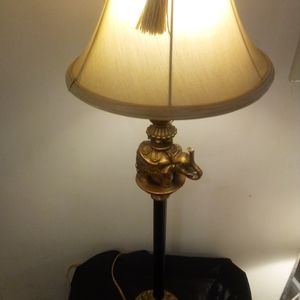 Unique Vintage Elephant Lamp